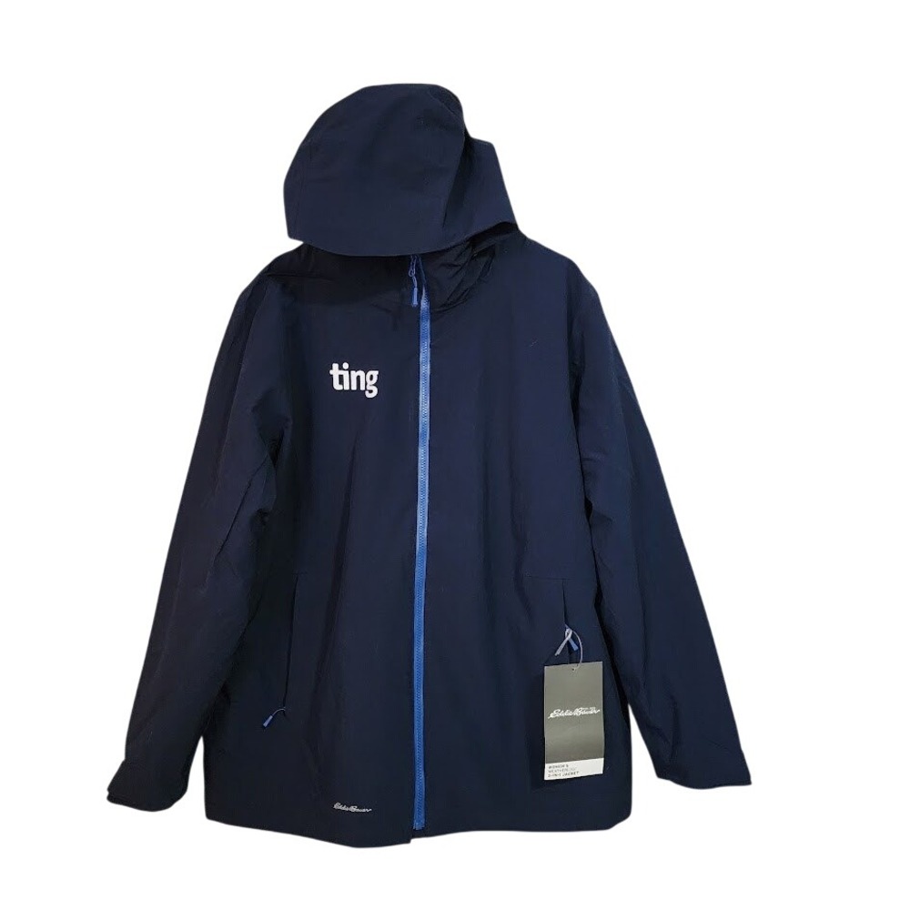 EDDIE BAUER WeatherEdge‎ 3-in-1 Jacket Navy Hooded Waterproof NEW 3XL